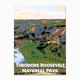 Theodore Roosevelt, National Park, Nature, USA, Wall Print, Canvas Print