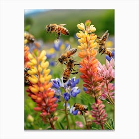 Africanized Honey Bee Storybook Illustration 14 Canvas Print