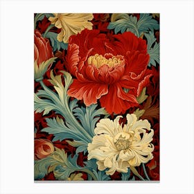 Floral Wallpaper 153 Canvas Print