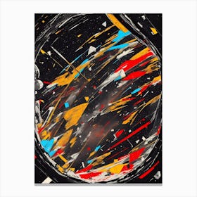 Space - Abstract Painting Canvas Print