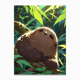 Sloth Canvas Print