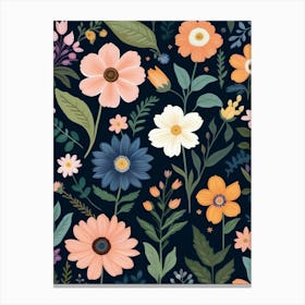 Floral Pattern 5 Canvas Print