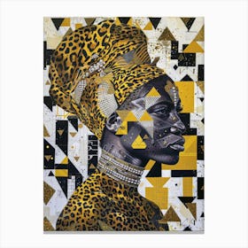 'The Woman In Yellow' 1 Canvas Print