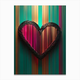 Game Changer Heart Canvas Print