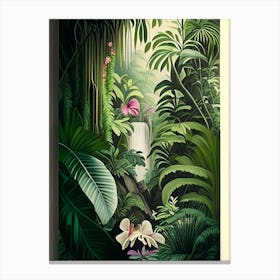 Hidden Paradise 5 Botanical Canvas Print