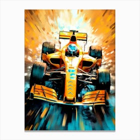F1 Racing Car sport Canvas Print