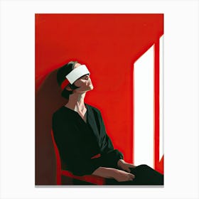 Blinded, Minimalism Canvas Print