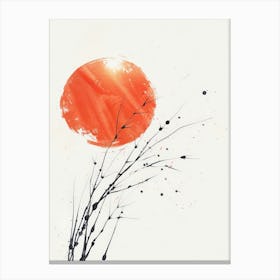 Azure Sun Canvas Print