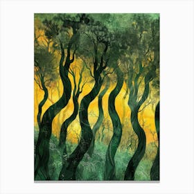 Trees In The Forest 1 Canvas Print