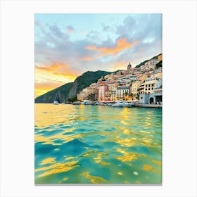 Sunset On The Coast 2 Canvas Print