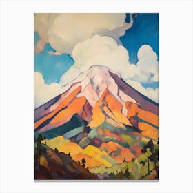 Pico De Orizaba Mexico 1 Mountain Painting Canvas Print