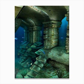 Beauty of underwater world 16 Canvas Print