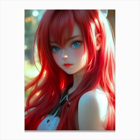 Rias Gremory High School DxD Canvas Print