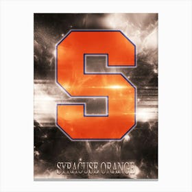 Syracuse Orange Canvas Print