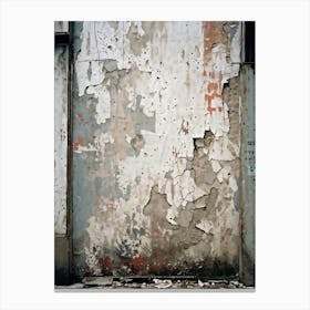 An Abstract Textured Wall As Old As Time And Fragmented By Years Of Wear And Tear Serving As The (2) Canvas Print