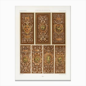 Renaissance Pattern, Albert Racine (19) Canvas Print