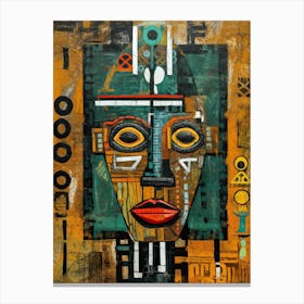 African tribe art, Africa decor Canvas Print