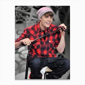 Justin Bieber Home For The Holidays Christmas Concert Canvas Print