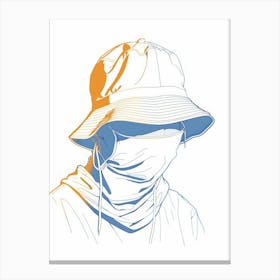 Bucket Hat Canvas Print