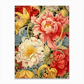 Floral Wallpaper 208 Canvas Print