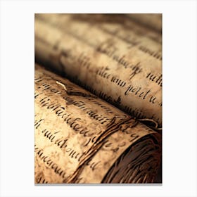 Old Book Canvas Print