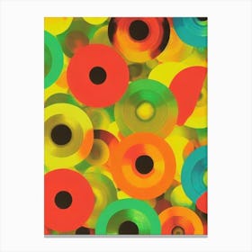 Abstract Discs  Canvas Print