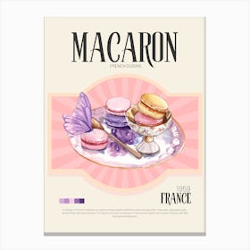 Macaron Canvas Print