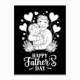 Happy Father'S Day 2 Canvas Print