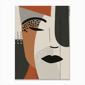 Abstract Face 13 Canvas Print