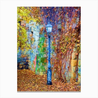 Autumnal Lamp Canvas Print