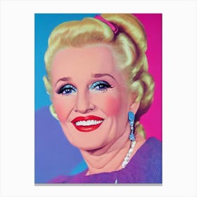 Sally Kirkland Pop Movies Art Movies Canvas Print