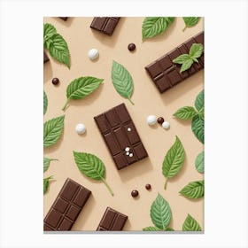 Handcrafted Mint Chocolate Stampe su tela