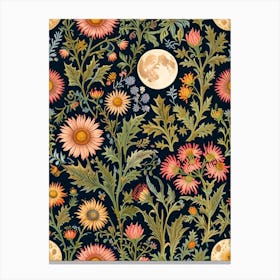 William Morris Seamless Floral Pattern 1 Canvas Print