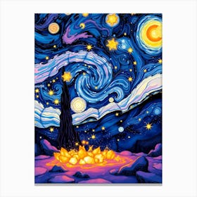 Starry Night 28 Canvas Print