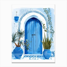 Blue Door 56 Canvas Print