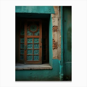 Window Of A House Canvas Print