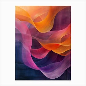 Abstract Wave Painting 1 Canvas Print