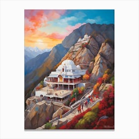 Shankaracharya Temple Canvas Print