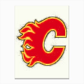 Calgary Flames Canvas Print