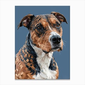 Portrait Of A Dog Canvas Print