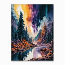 'Waterfall' 1 Canvas Print