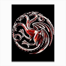 Game Of Thrones house of dragon 5 Canvas Print