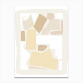 Modern Abstract 3 Neutrals Canvas Print