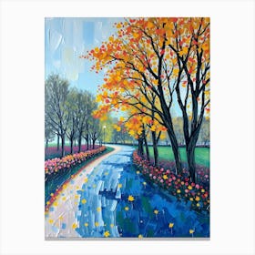 Autumn Road 1 Canvas Print