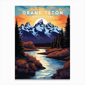 Grand Teton (Wyoming) Canvas Print