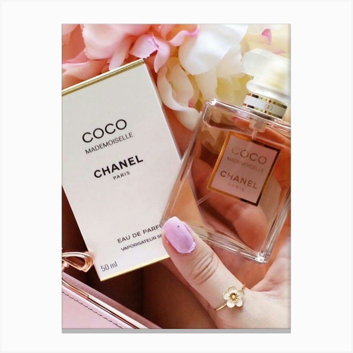 Chanel Coco Mademoiselle Perfume Art: Canvas Prints, Frames & Posters