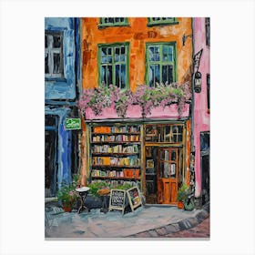 Bergen Book Nook Bookshop 1 Canvas Print