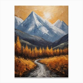 Mountain Stream Canvas Print