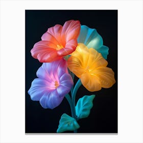 Bright Inflatable Flowers Nasturtium 1 Canvas Print