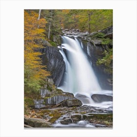 Yarmouth Falls, United States Realistic Photograph (2) Canvas Print